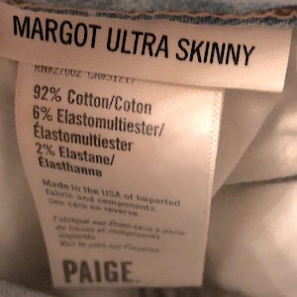 “NEW” PAIGE Margot Ultra Skinny Cut-Off Short - Picture 6 of 6